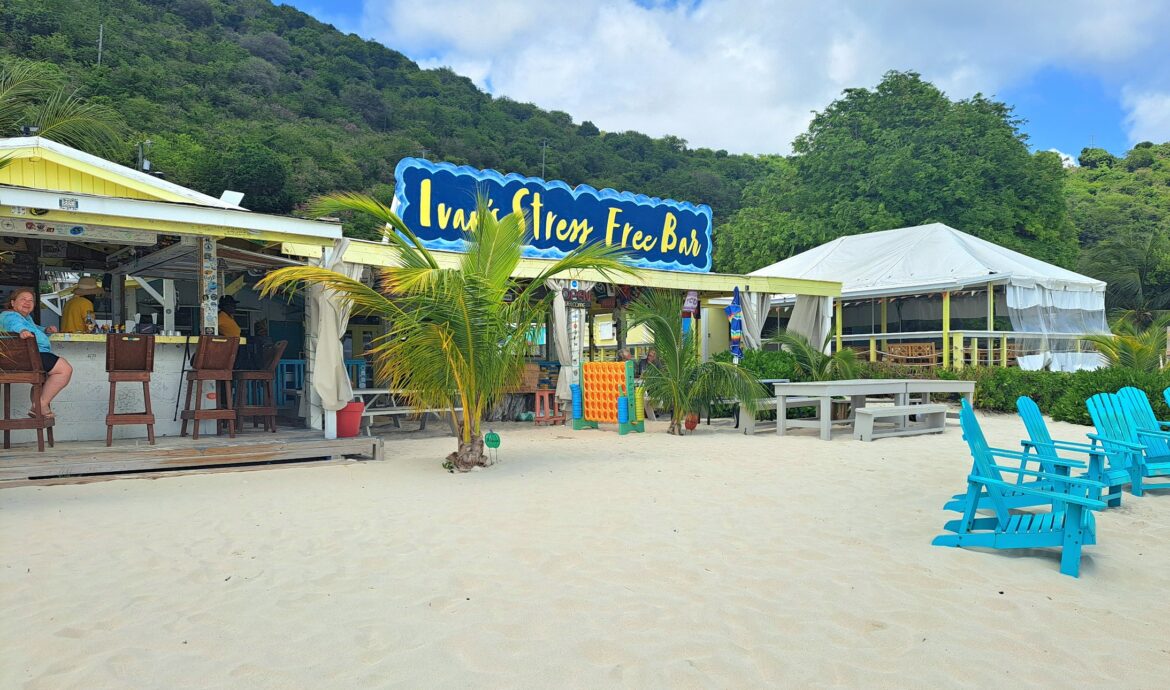 Ivan’s Stress Free Bar, White Bay, Jost Van Dyke, British Virgin Islands